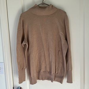 Lane Bryant Tan Sweater with Button Details size 22/24